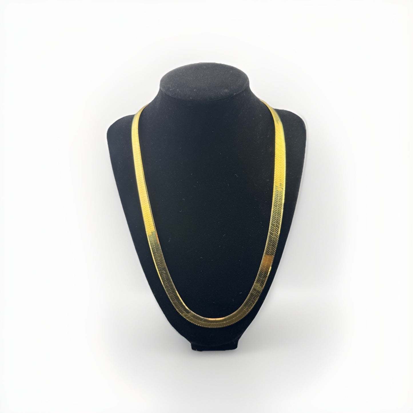 925 Star Silver Yellow Gold Plated Snake Chain 22.25in 8.73mm Smooth 41.4 Grams