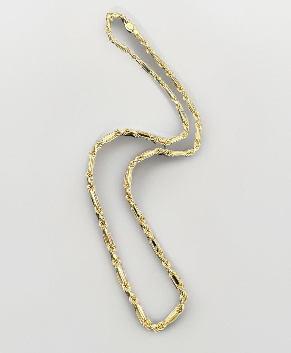 14K Yellow Gold Solid Milano Link Chain Necklace 20in 4.38mm 21.8 Grams Elegant