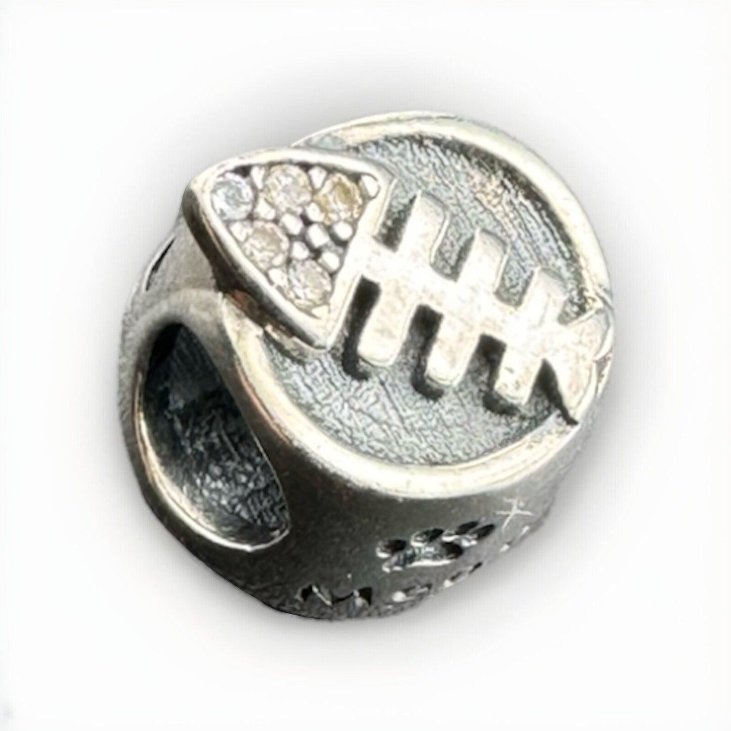 Pandora Charm Meow Cuenco Gato Espina de Pescado Plata de Ley 925