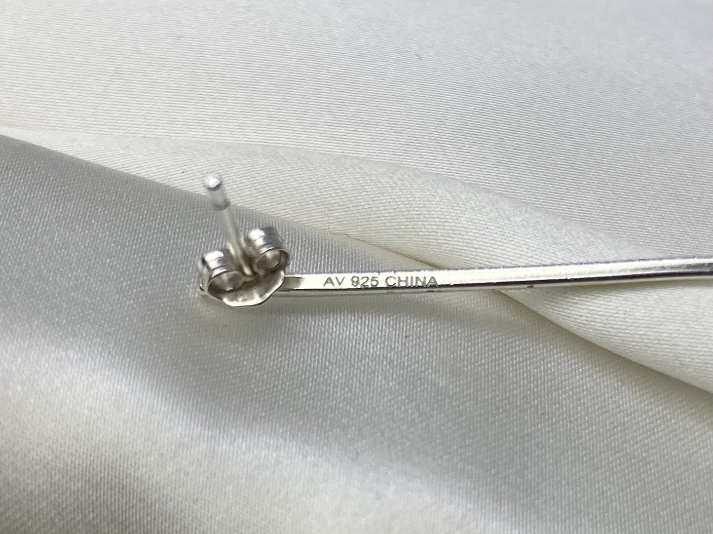 Argento Vivo Fine Sterling Silver 925 2in Dangling 12mm Ball Bead Earrings 6 G
