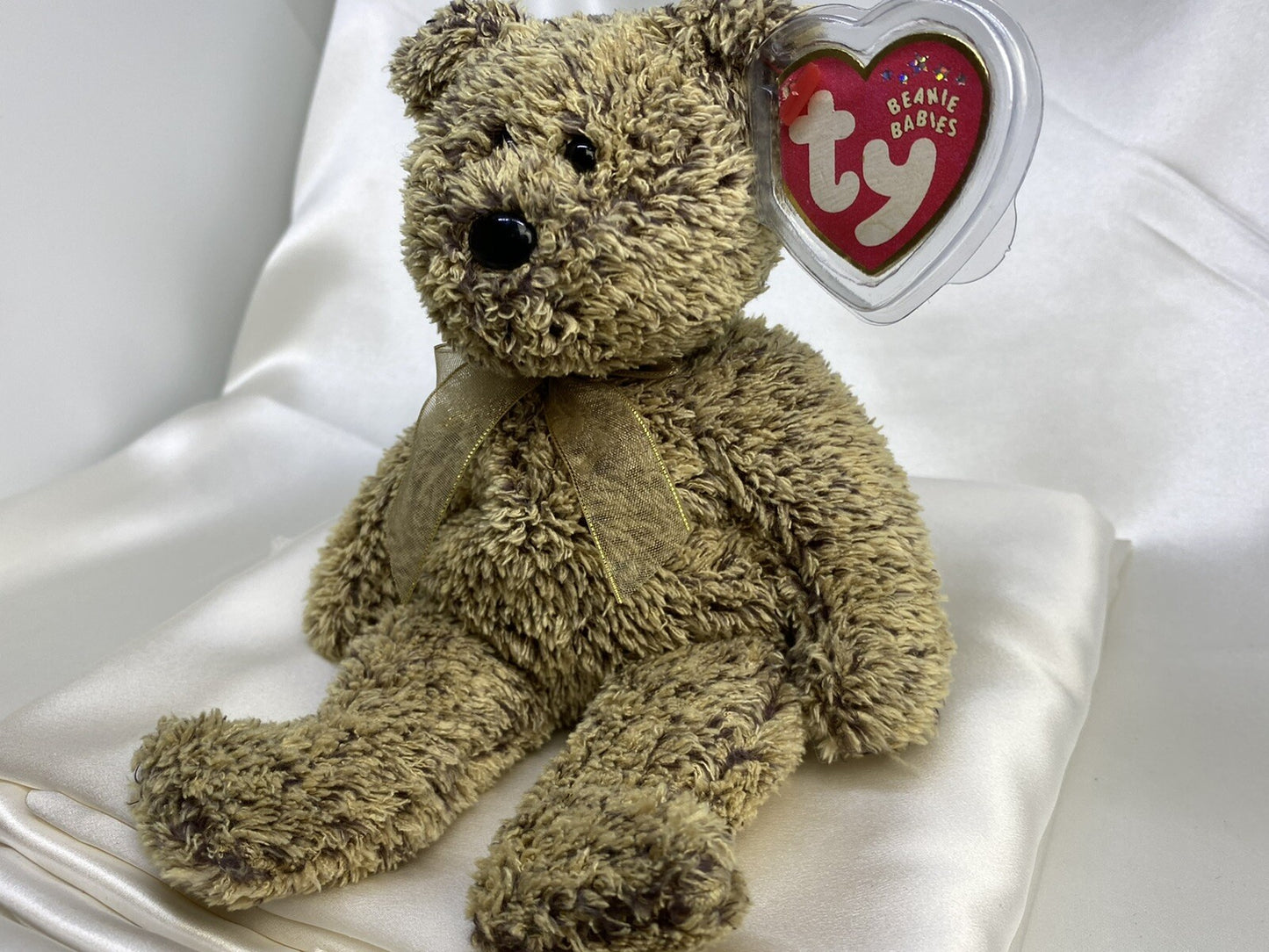 Ty Beanie Baby Harry The Bear Plush 2001 Retired with Errors