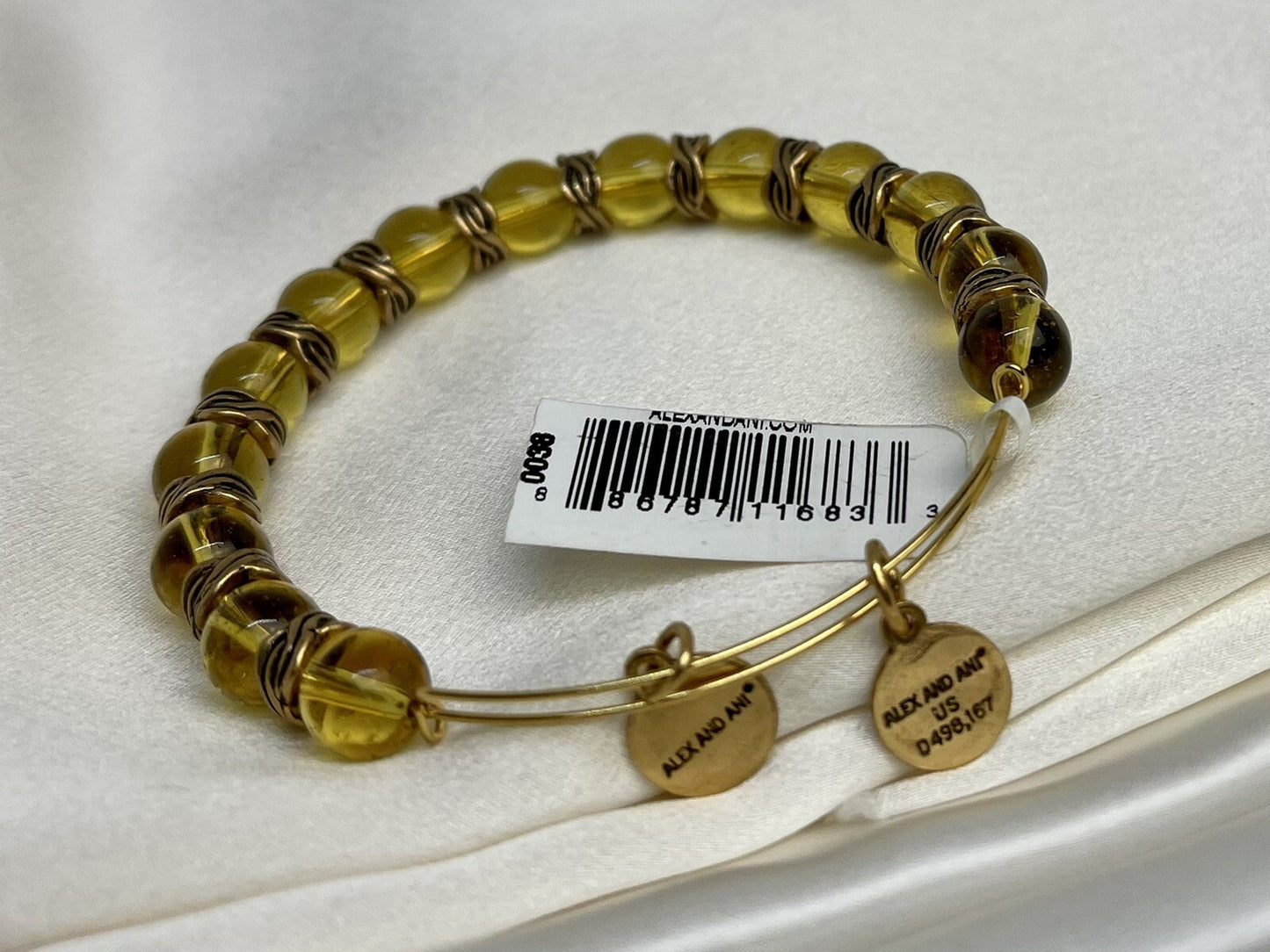 Alex and Ani Independence Glory Gold Rafaelian Wrap Bangle
