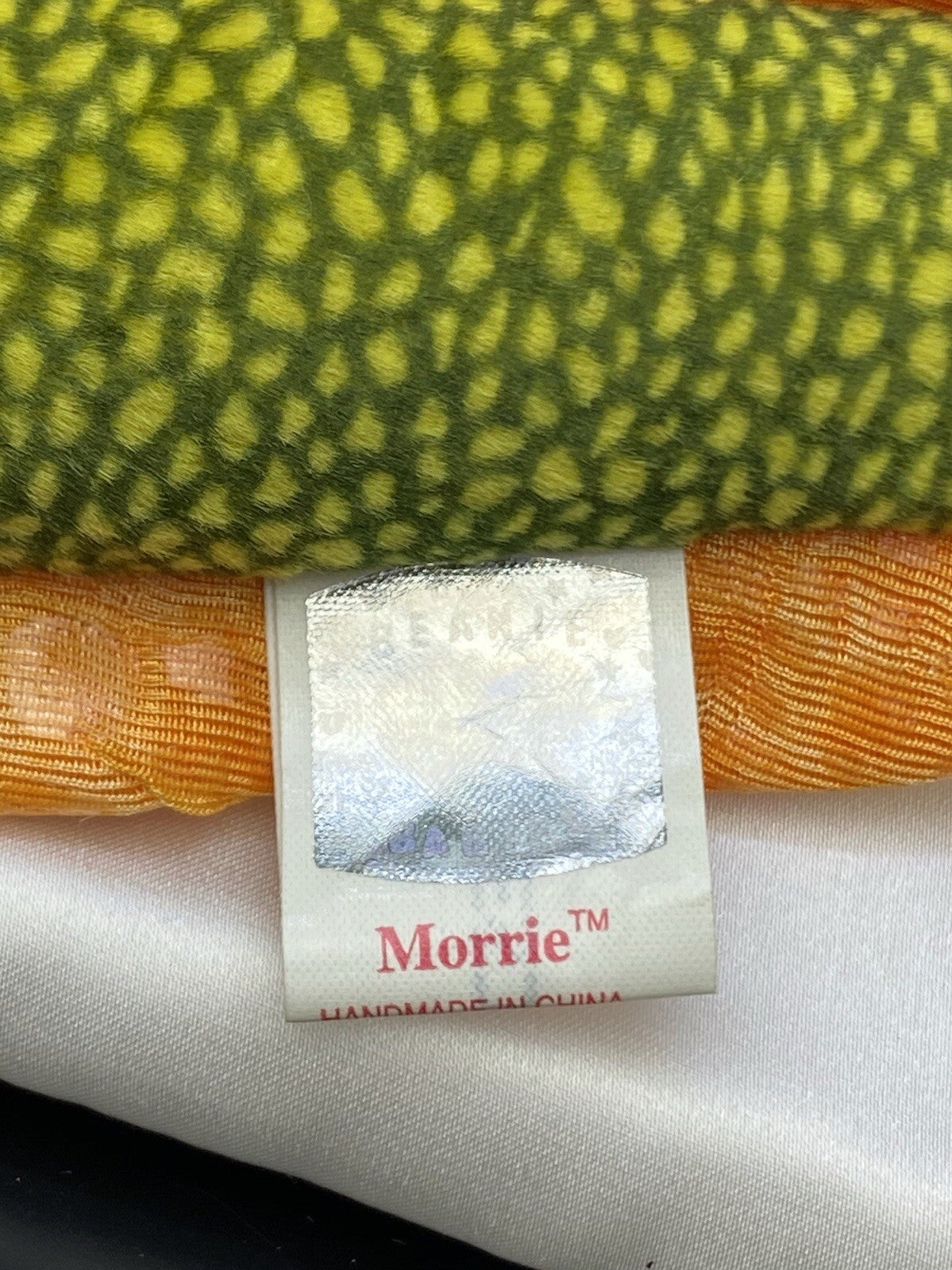 Rare Retired Ty Beanie Baby Morrie The Eel 2000 Mint P.E. W Multiple Errors