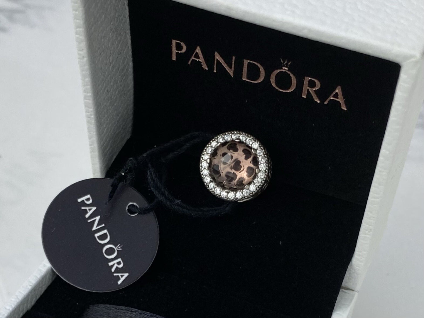 Pandora ALE 925 S. Silver Radiant Heart Blush Sparkling Crystal CZ Pink Charm