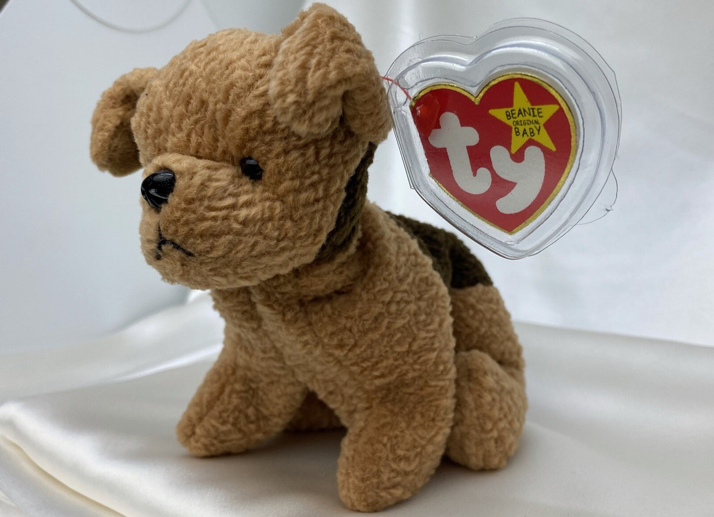 Rare Retired Ty Beanie Baby Tuffy The Dog 1996 Mint P E Pellets W Errors Vintage
