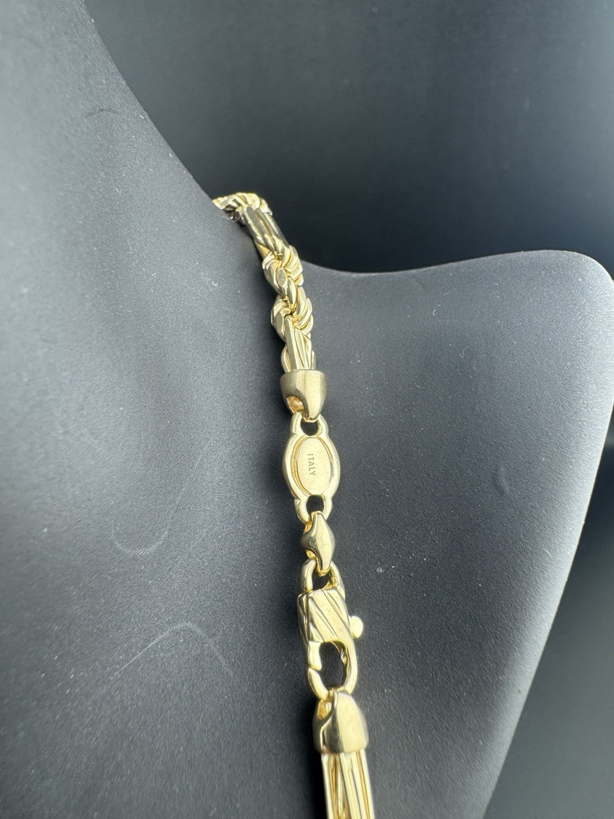 14K Yellow Gold Solid Milano Link Chain Necklace 20in 4.38mm 21.8 Grams Elegant