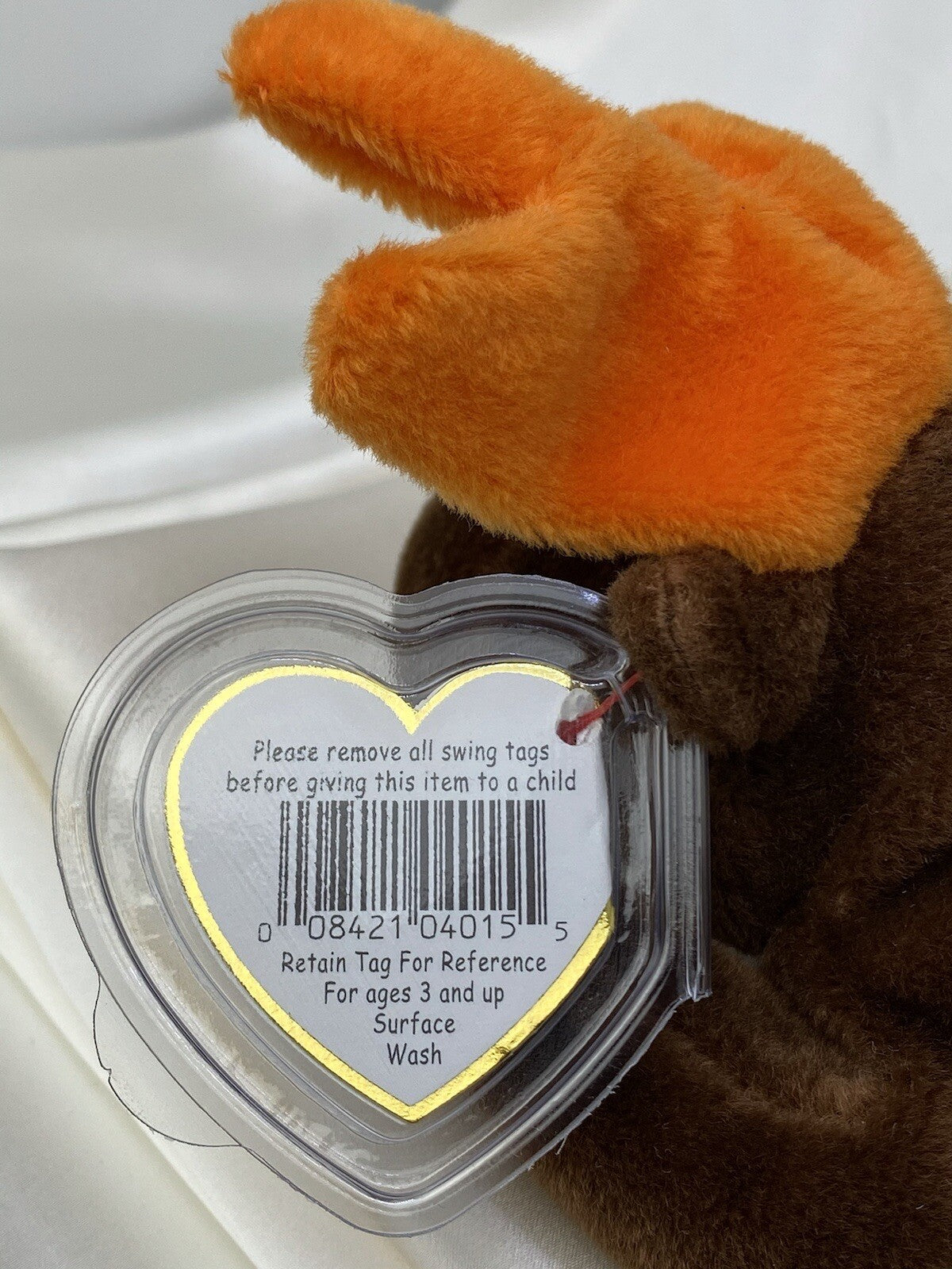 Rare Retired Ty Beanie Baby Chocolate The Moose 1993 Pellets W Errors & Tag Mint