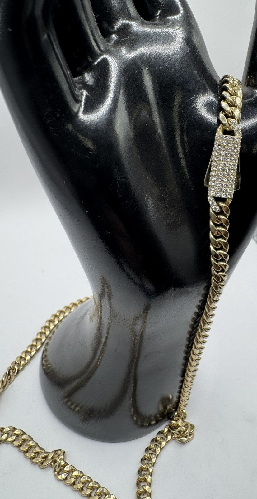 14K Yellow Gold 6mm Miami Cuban Link Chain Necklace, 24" Long, 11.9G Semi Hollow