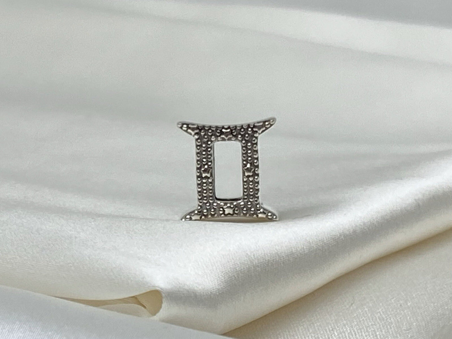 Pandora Sterling Silver 925 Sparkling Cubic Zirconia Gemini Zodiac Charm