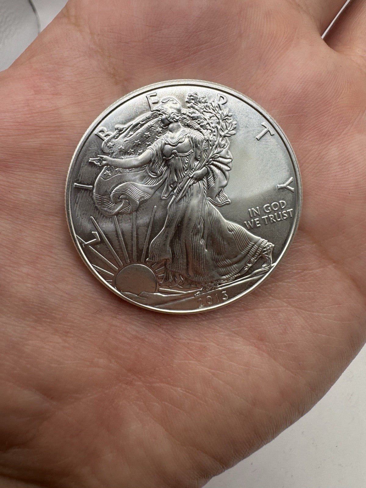 2013 American Silver Eagle 1 oz .999 Fine Silver Bullion Liberty Coin