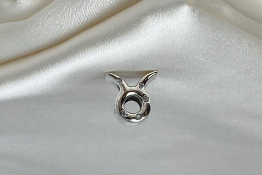 Pandora Sterling Silver 925 Sparkling Cubic Zirconia Taurus Zodiac Charm