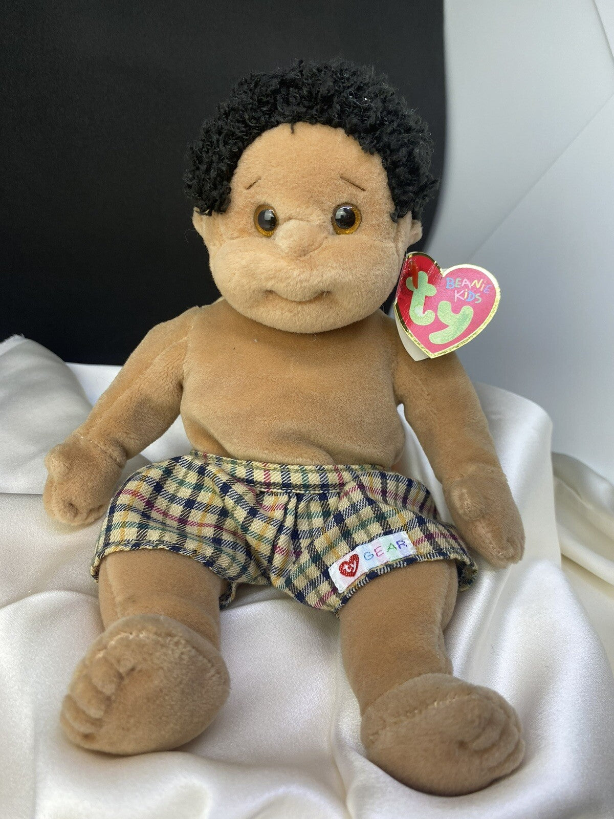 Lote de 3 Beanie Kids TY Rascals y Calypso coleccionables de los 90 con equipo TY