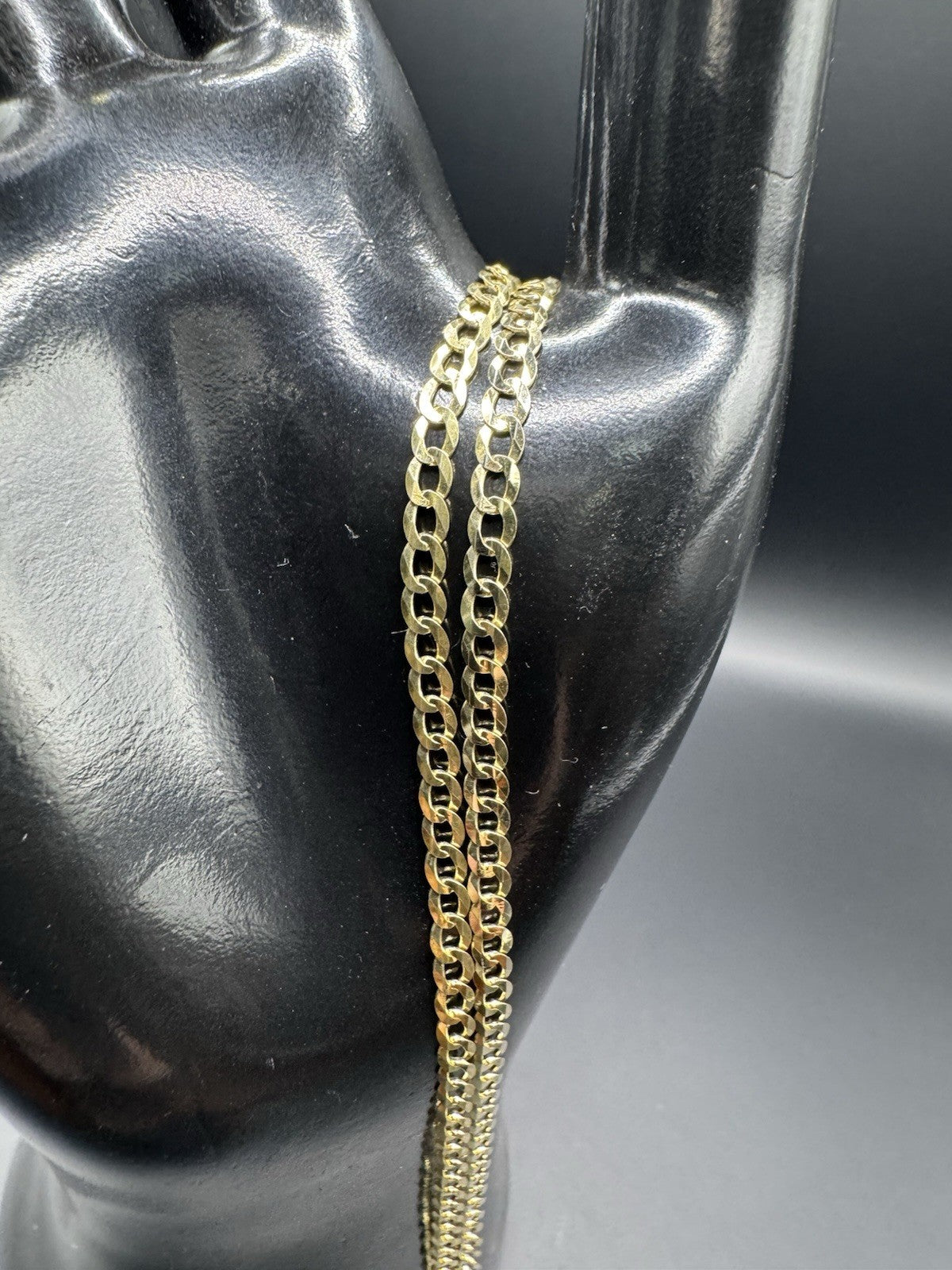 14K Yellow Gold Curb Chain Necklace 20.5in 3.04mm 6.2 Grams