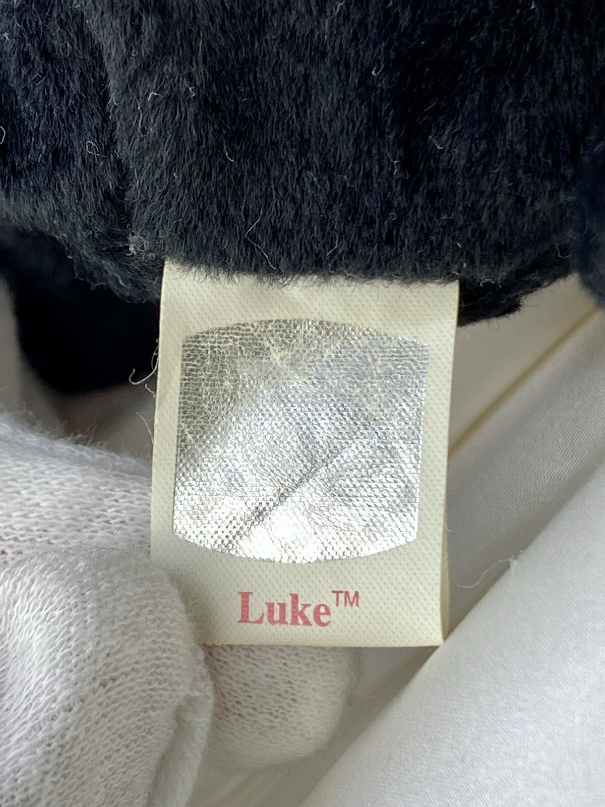Rare Retired Ty Beanie Baby Luke The Dog 1998 Mint P.E. Pellets With Errors