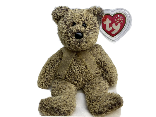 Ty Beanie Baby Harry The Bear Plush 2001 Retired with Errors