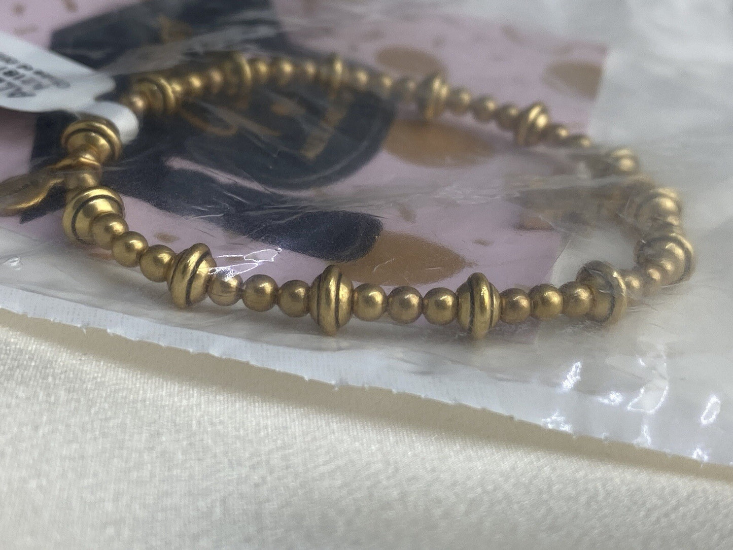 Alex and Ani GRADUATION CLASS OF 2021 Cap Gold Charm Stretch Bangle Bracelet