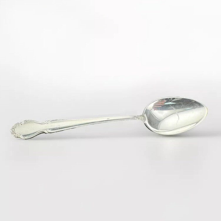 Wedding Bells International Rogers Sterling Silver 925 Serving Spoon 25.9G 6in