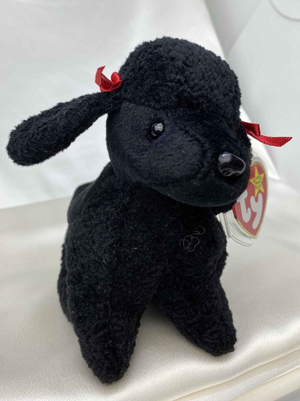 Rare Retired Ty Beanie Baby GiGi The Dog 1997-1998 Mint P.E. W Multiple Errors