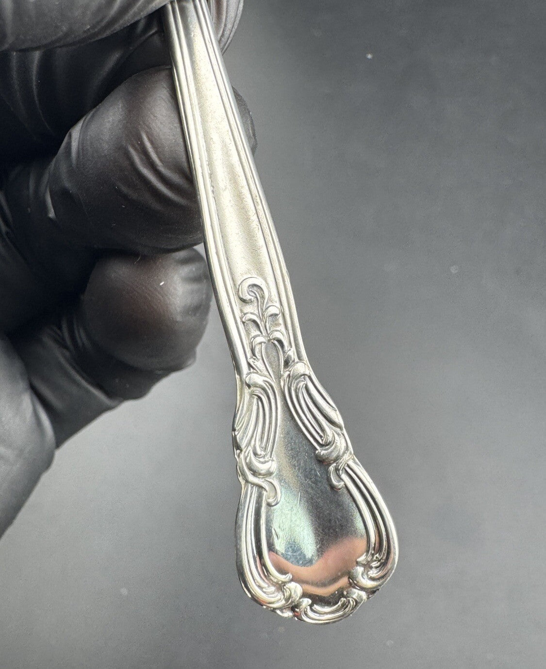 Gorham Melrose Sterling Fine Silver 925 Pickle Olive Serving Fork Vintage 6” 15G