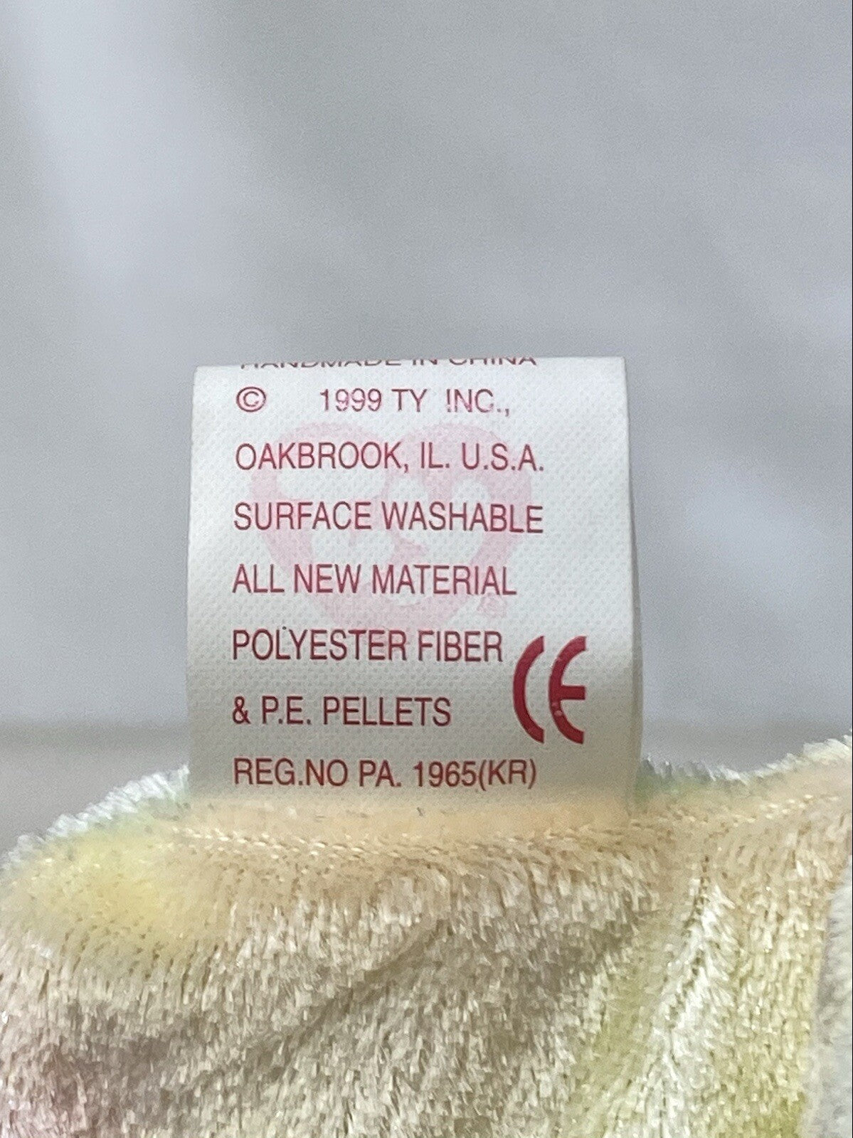 Raro Ty Beanie Baby Goochy La Medusa Jubilado 1998-1999 Menta Pellets Con Errores