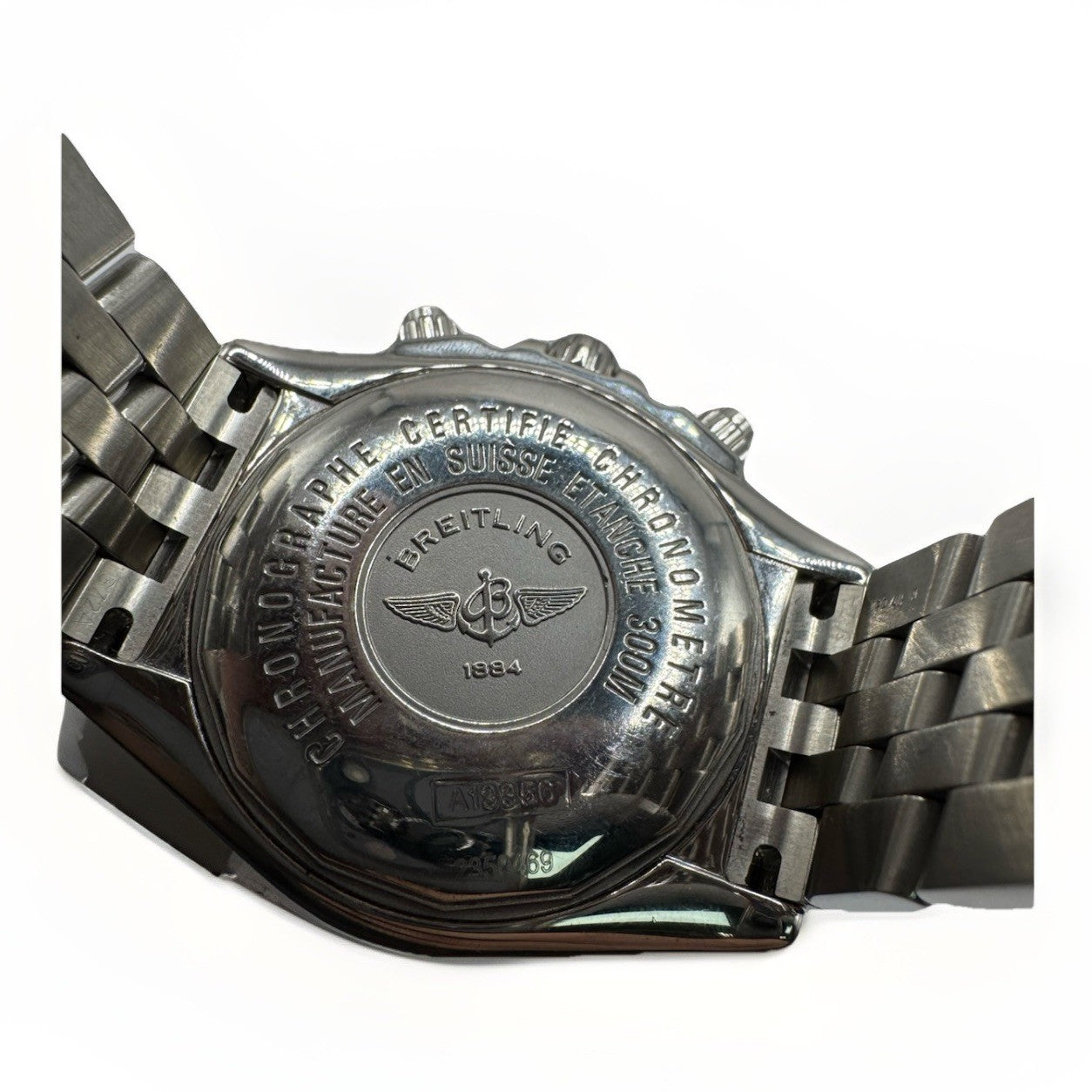 Breitling Chronomat Evolution A13356 Reloj automático para hombre con esfera plateada de 44 mm