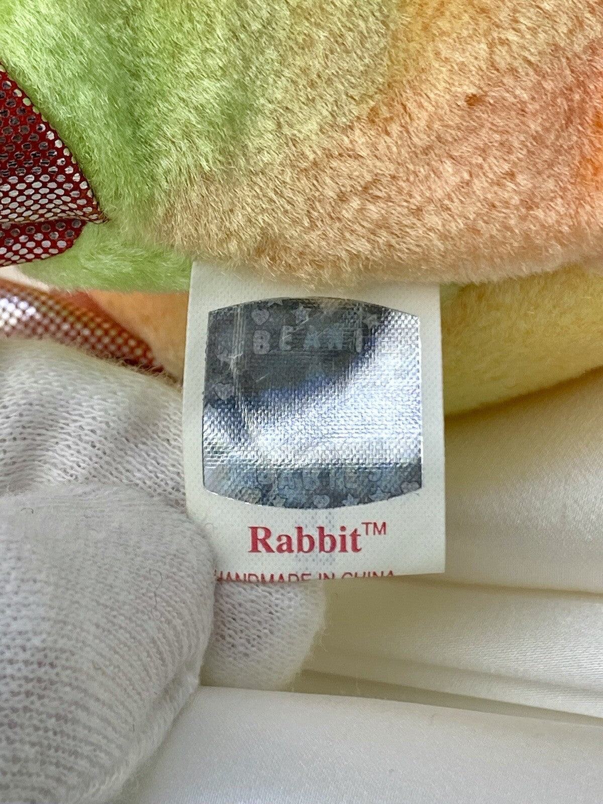 Conejo Beanie Baby Ty Retirado Raro Horóscopo El Conejo 2000 Menta P.E. Con Errores