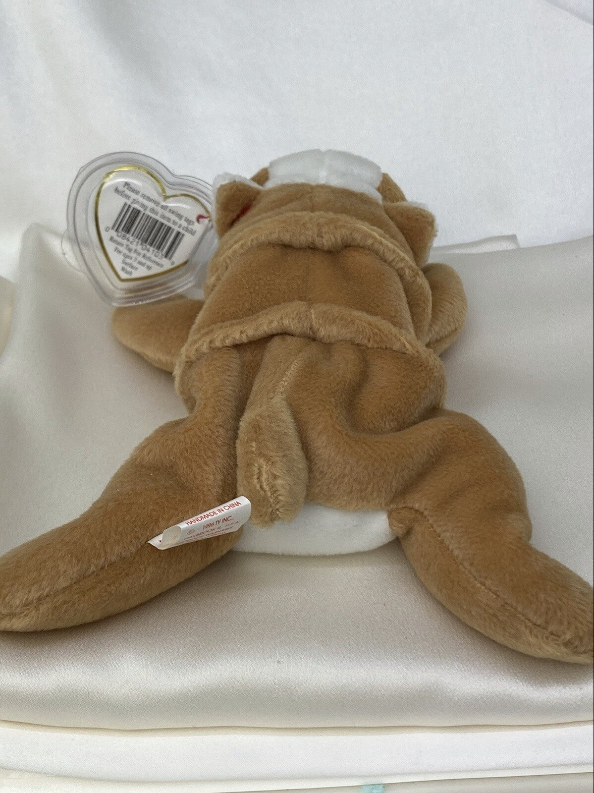 Rare Retired Ty Beanie Baby Wrinkles The Dog 1996 Mint P.V.C. W Numerous Errors