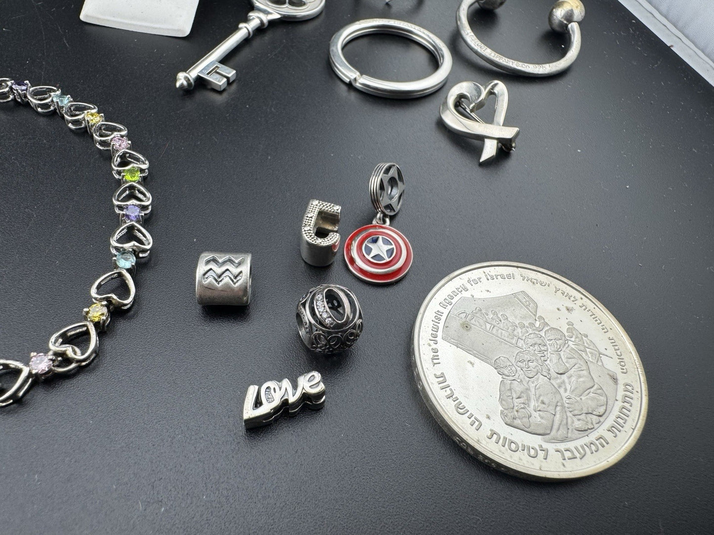 Sterling Silver 925 Jewelry Collection David Yurman Tiffany Pandora 235.3 Grams