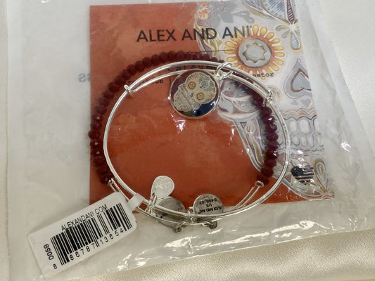 Pulsera tipo brazalete Alex and Ani Calavera II Art Infusion en plata Rafaelian