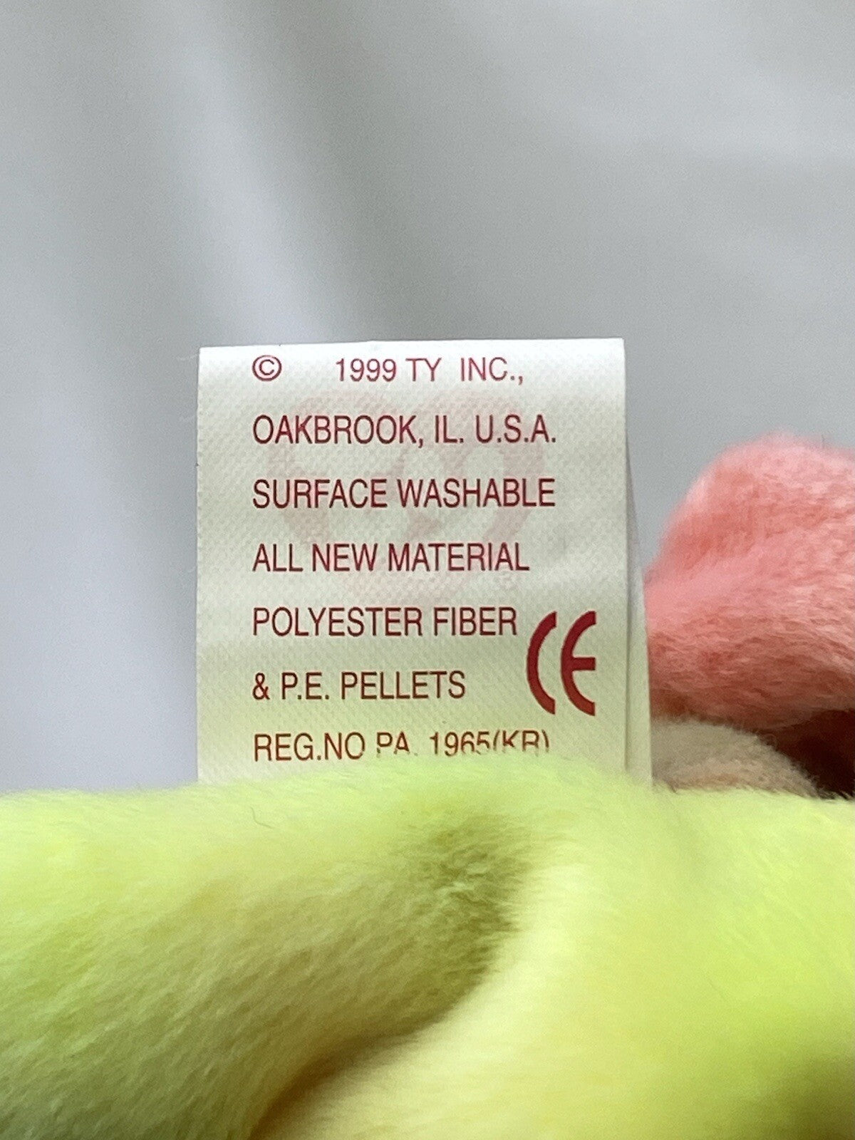 Ty Beanie Baby Sammy El Oso 1998-1999 Retirado Raro Menta Con Errores Y Pellets P.E.