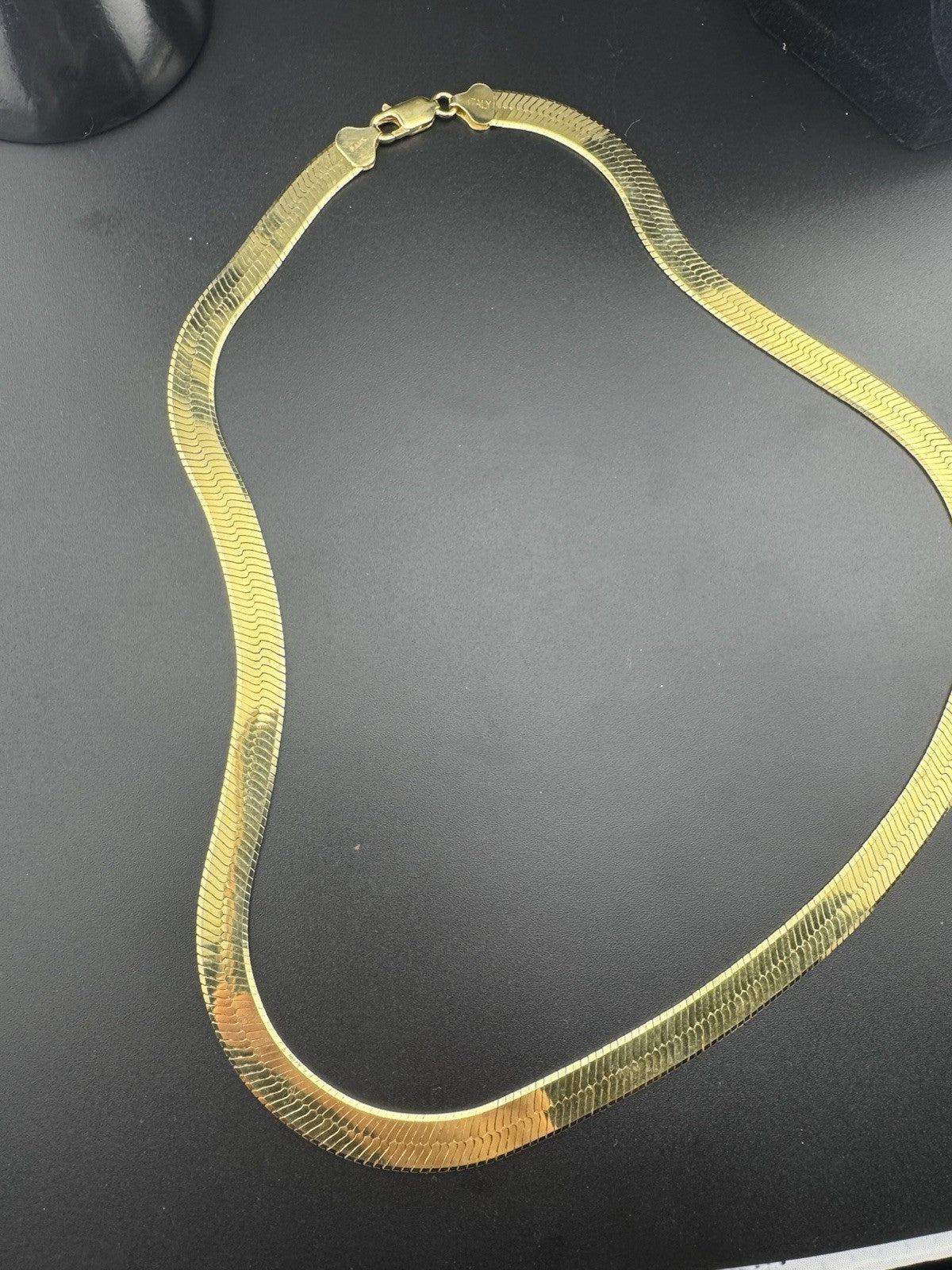 925 Star Silver Yellow Gold Plated Snake Chain 22.25in 8.73mm Smooth 41.4 Grams