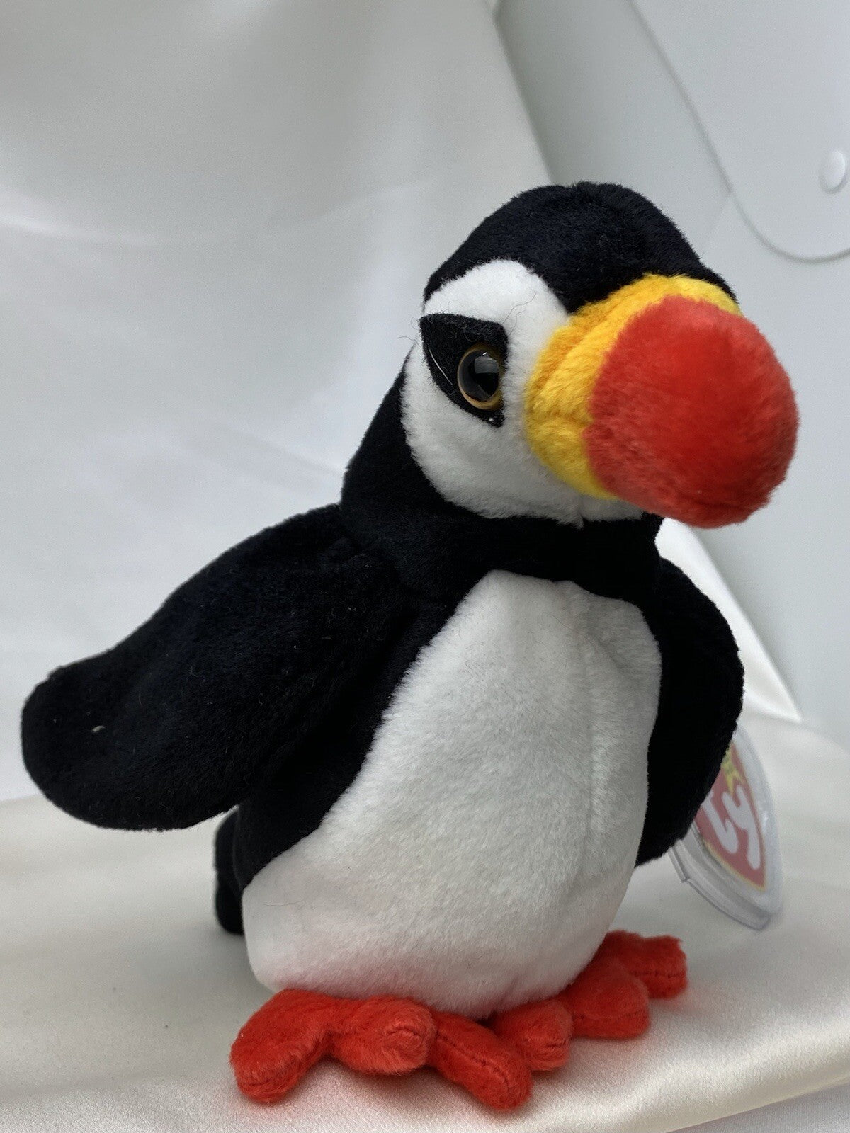 Rare Retired Ty Beanie Baby Puffer The Puffin 1997 Mint P.E. Pellets With Errors