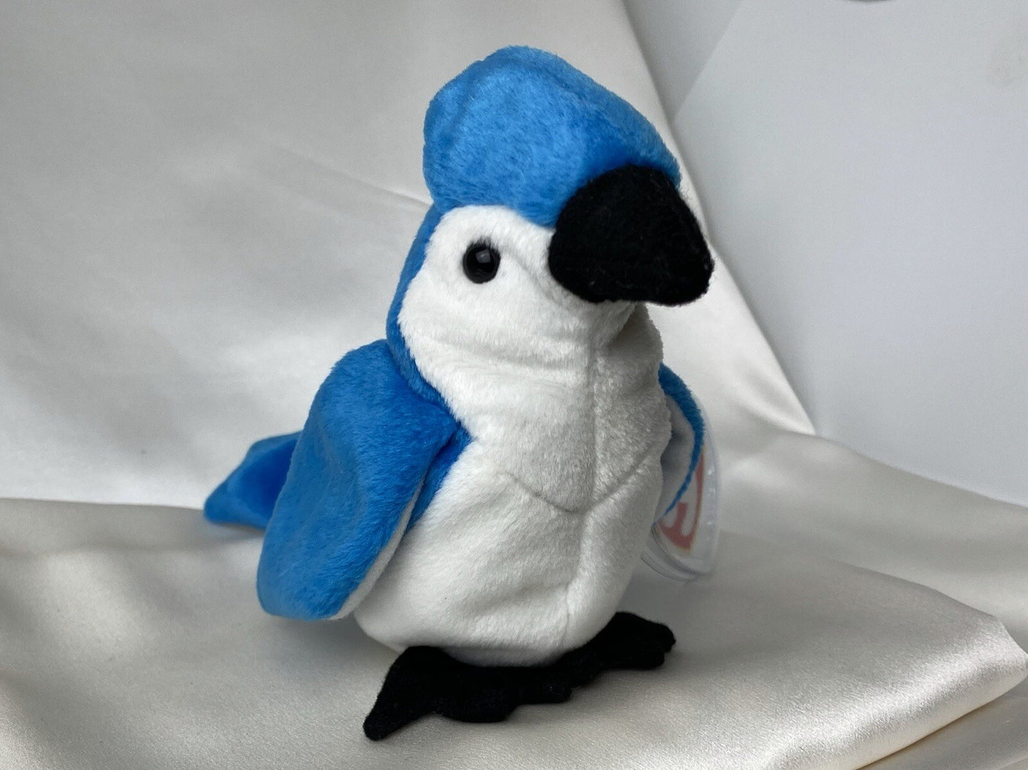 Rare Retired Ty Beanie Baby Rocket The Blue Jay 1997 Mint Pellets With Errors