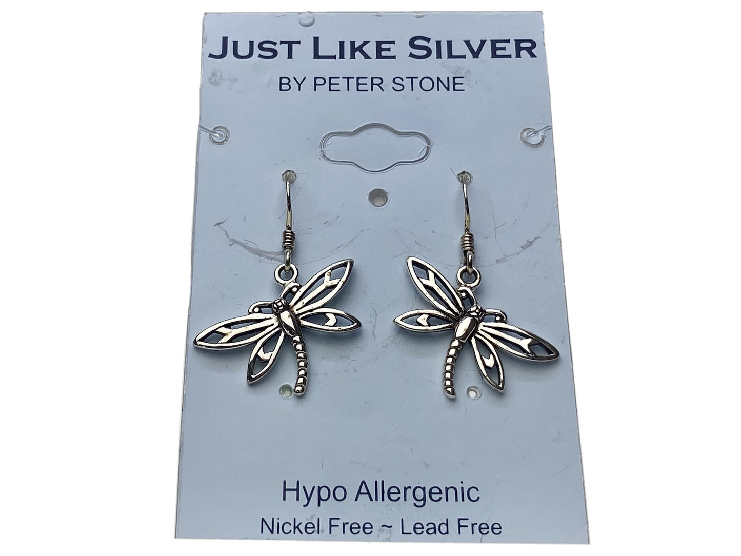 Pendientes colgantes con gancho de mariposa 🦋 de plata 925 Just Like Silver de Peter Stone