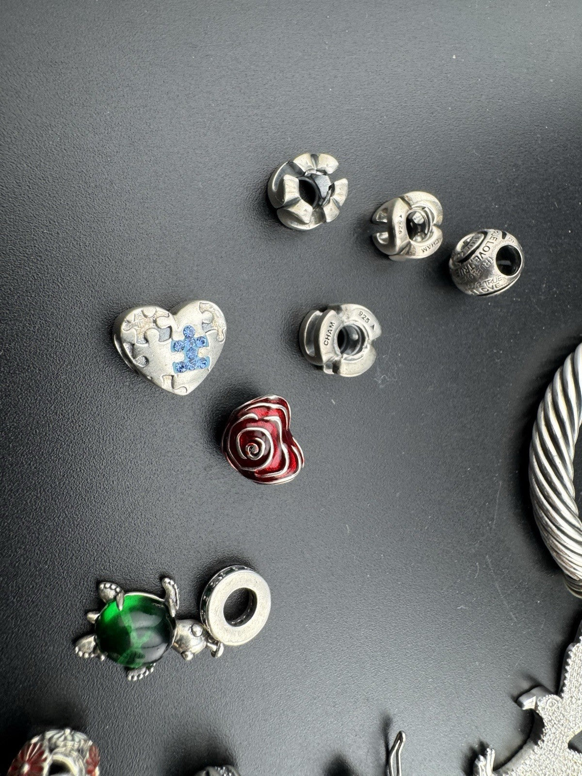 Sterling Silver 925 Jewelry Collection David Yurman Tiffany Pandora 235.3 Grams