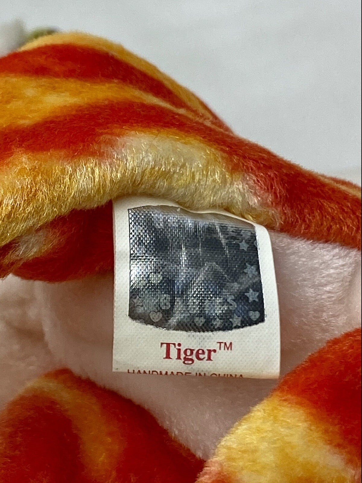 Rare Retired Ty Beanie Baby Tiger Zodiac 2000 Mint P.E. Pellets With Errors