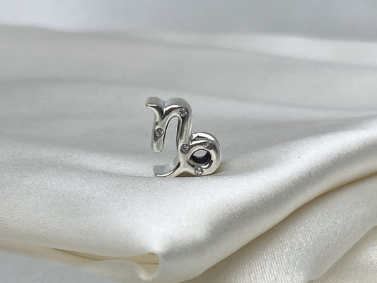 Pandora Sterling Silver 925 Sparkling Cubic Zirconia Capricorn Zodiac Charm