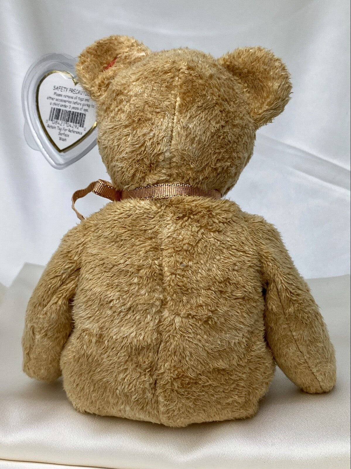 Rare Retired Ty Beanie Baby Cashew The Bear 2000 Mint P.E. Pellets With Errors