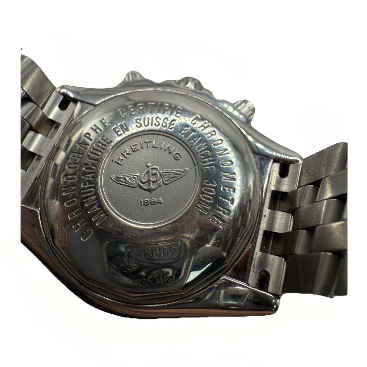 Breitling Chronomat Evolution A13356 Reloj automático para hombre con esfera plateada de 44 mm