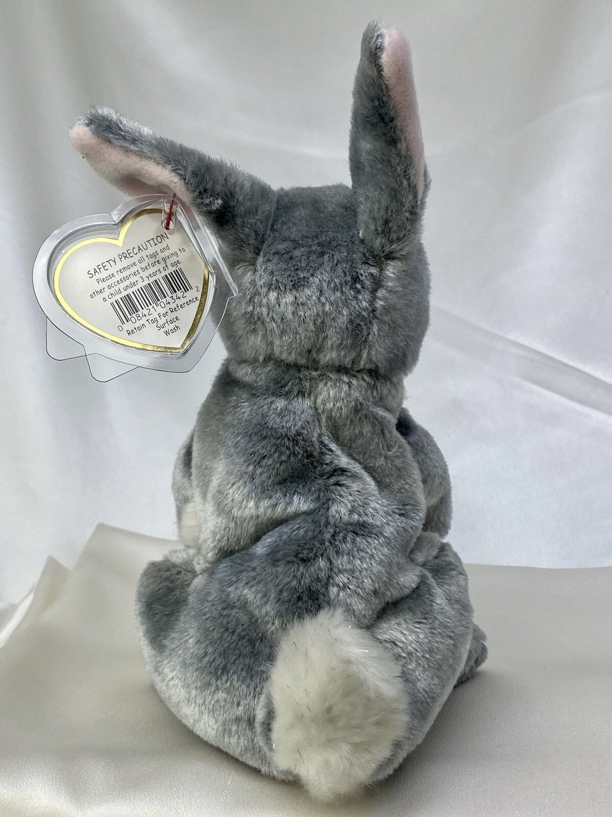 Rare Retired Ty Beanie Baby Hopper The Bunny 2000 Mint P.E. Pellets With Errors