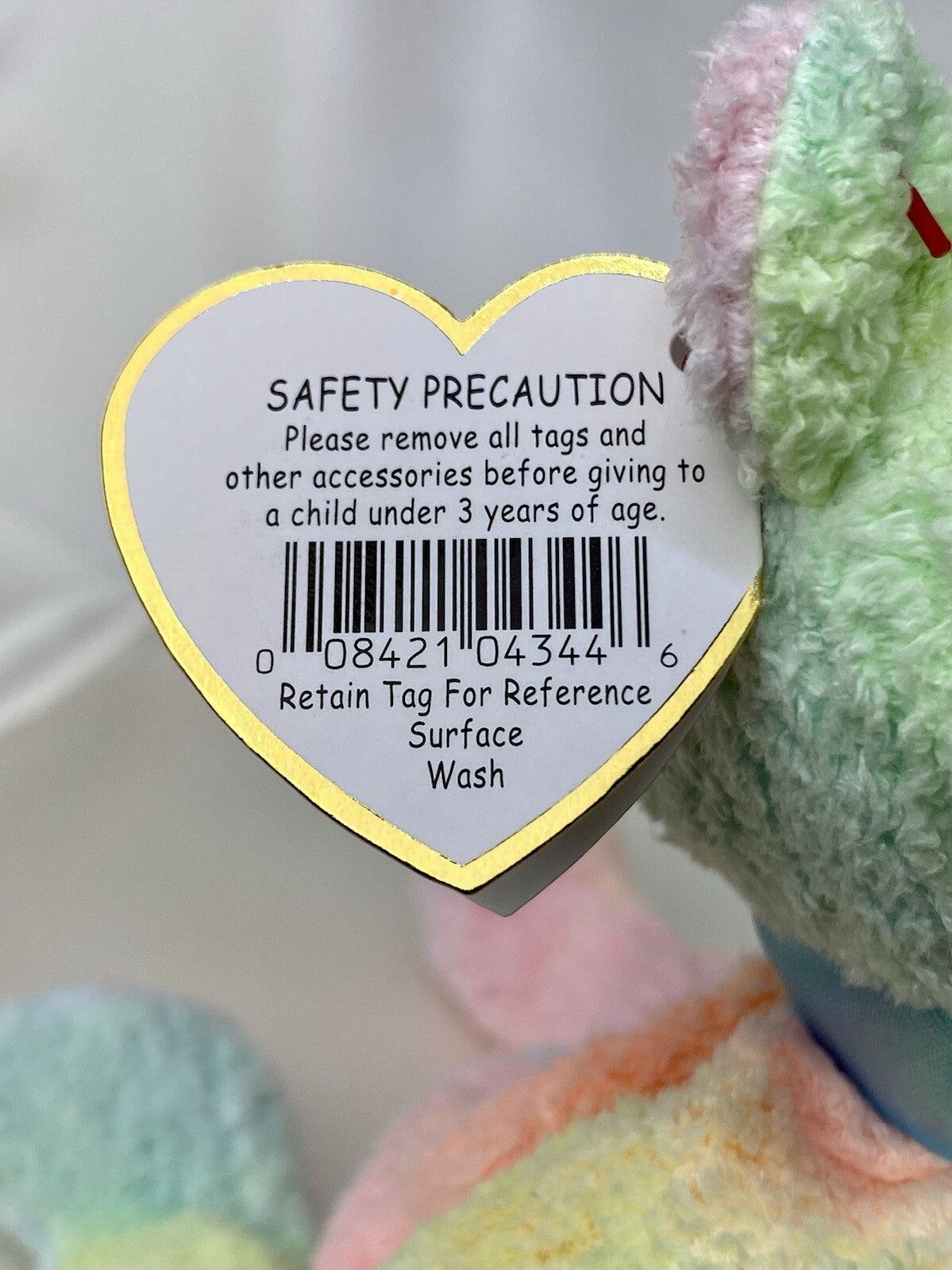 Rare Retired Ty Beanie Baby Mellow The Bear 2000 Mint P.E. Pellets With Errors
