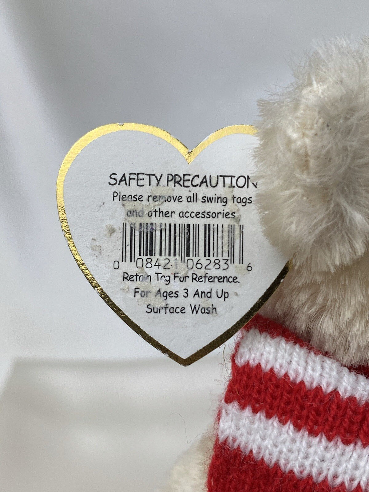 Rare Retired Ty Beanie Baby Weatherby Cold Hands Warm Heart 2000 Mint W Errors
