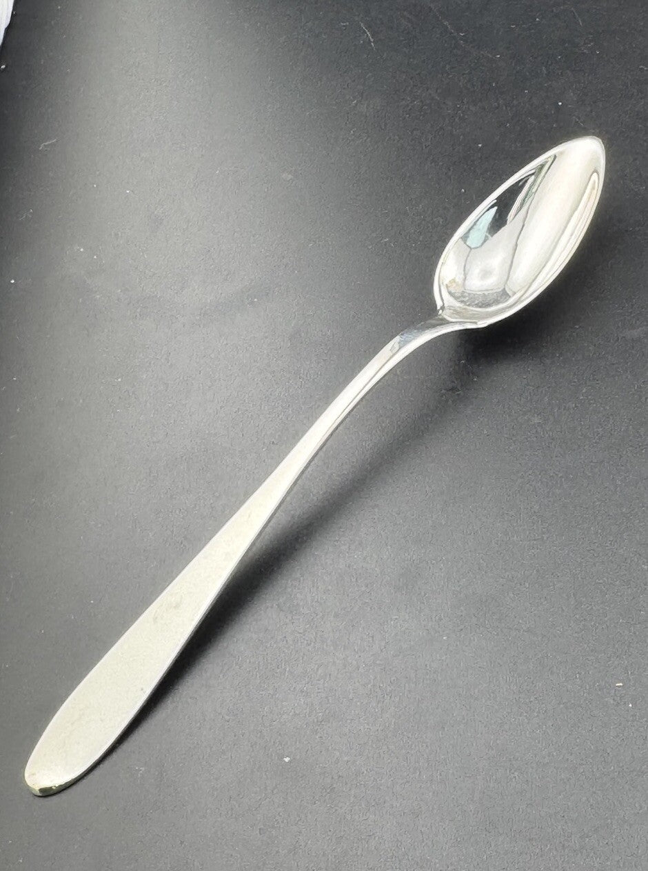 Vintage Sterling Fine Silver 925 Serving Baby Dinner Spoon 11.4G 5in 23.61mm