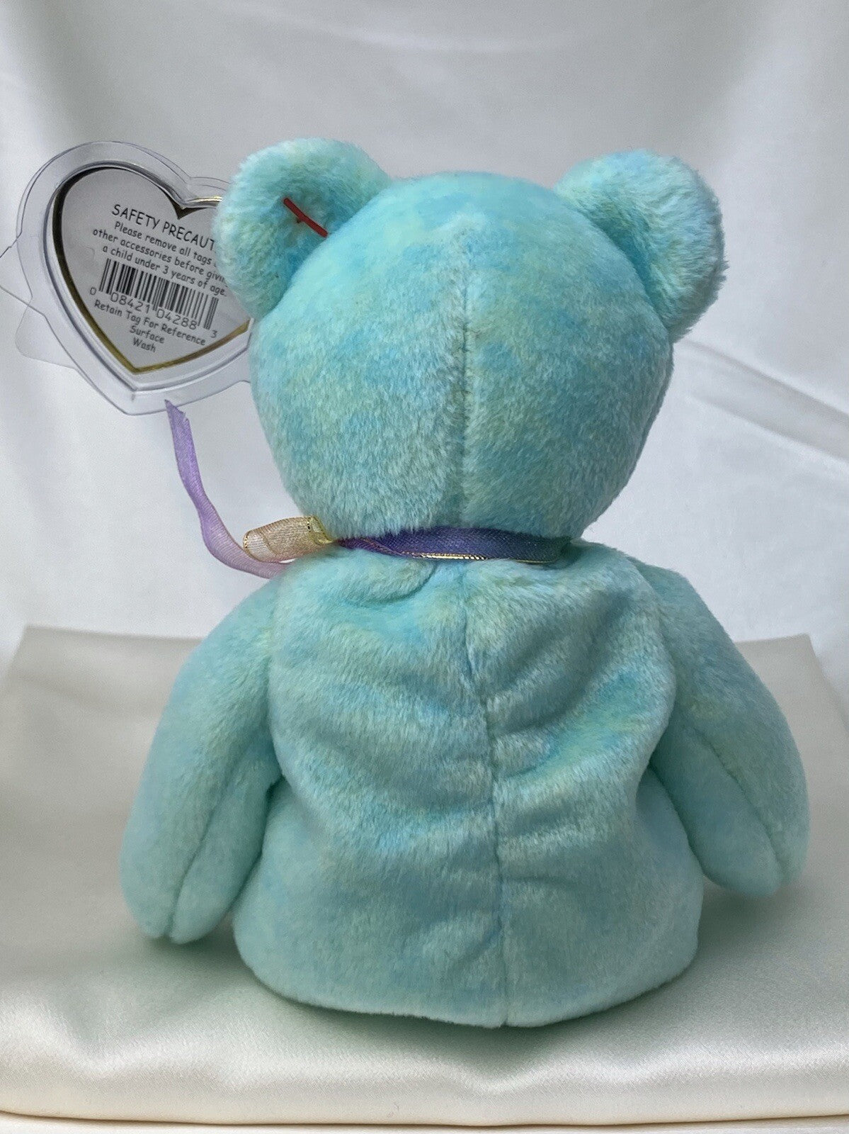 Rare Retired Ty Beanie Baby Ariel The Aids Foundation 2000 Mint P.E. W Errors