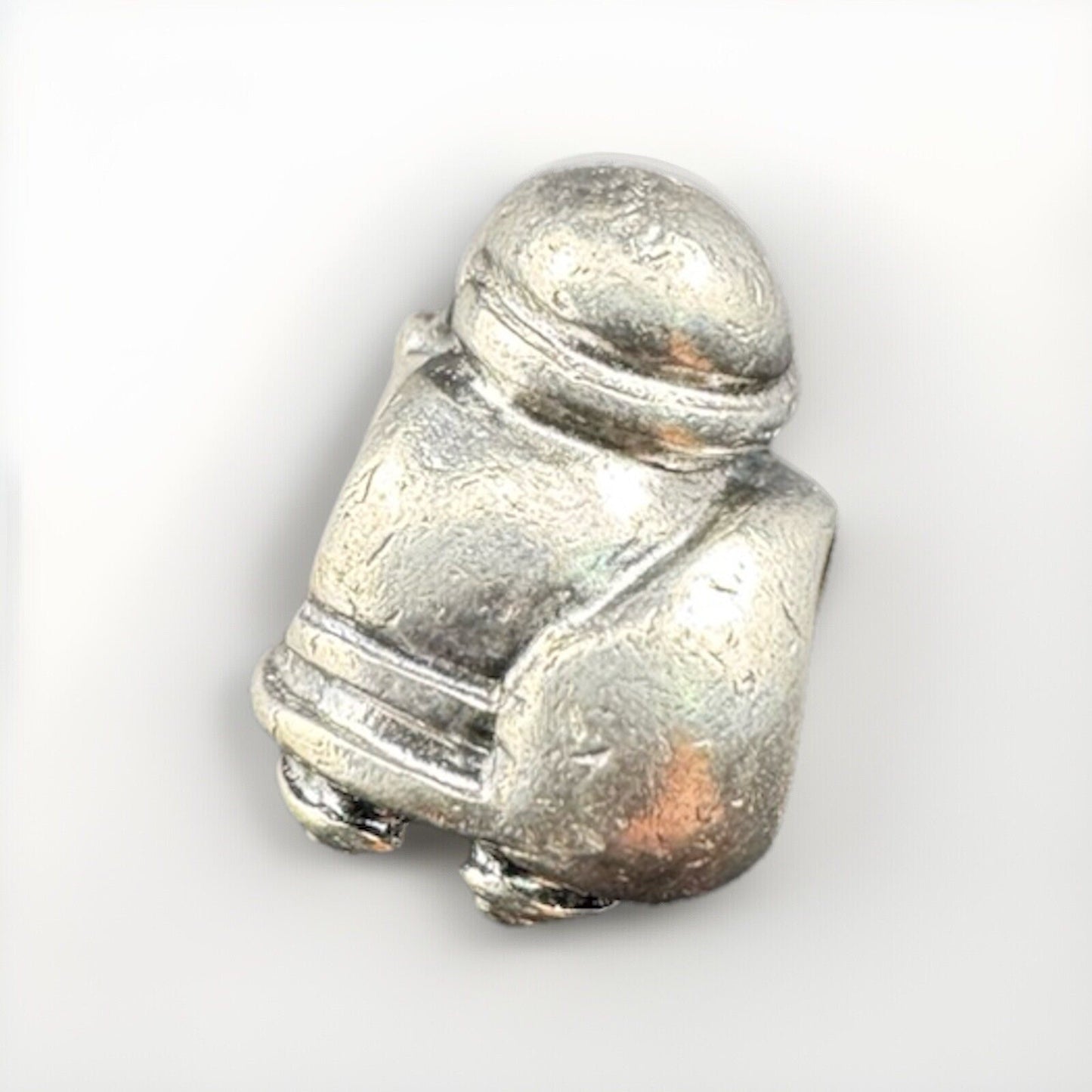 Retired Pandora ALE 925 Sterling Silver Moments Christmas Santa Claus Charm 12mm