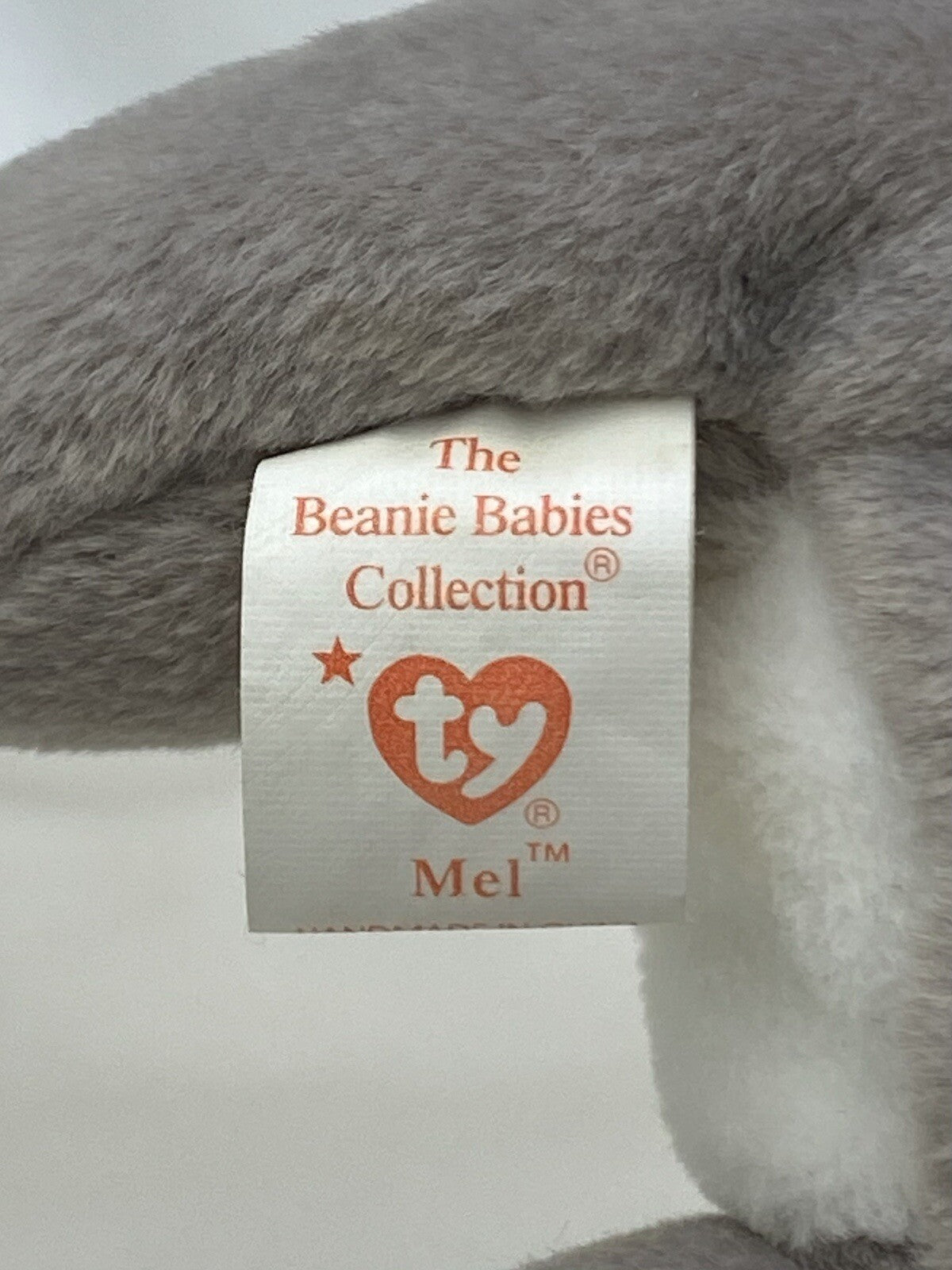 Rare Retired Ty Beanie Baby Mel The Koala 1996 Mint P.V.C. Pellets With Errors
