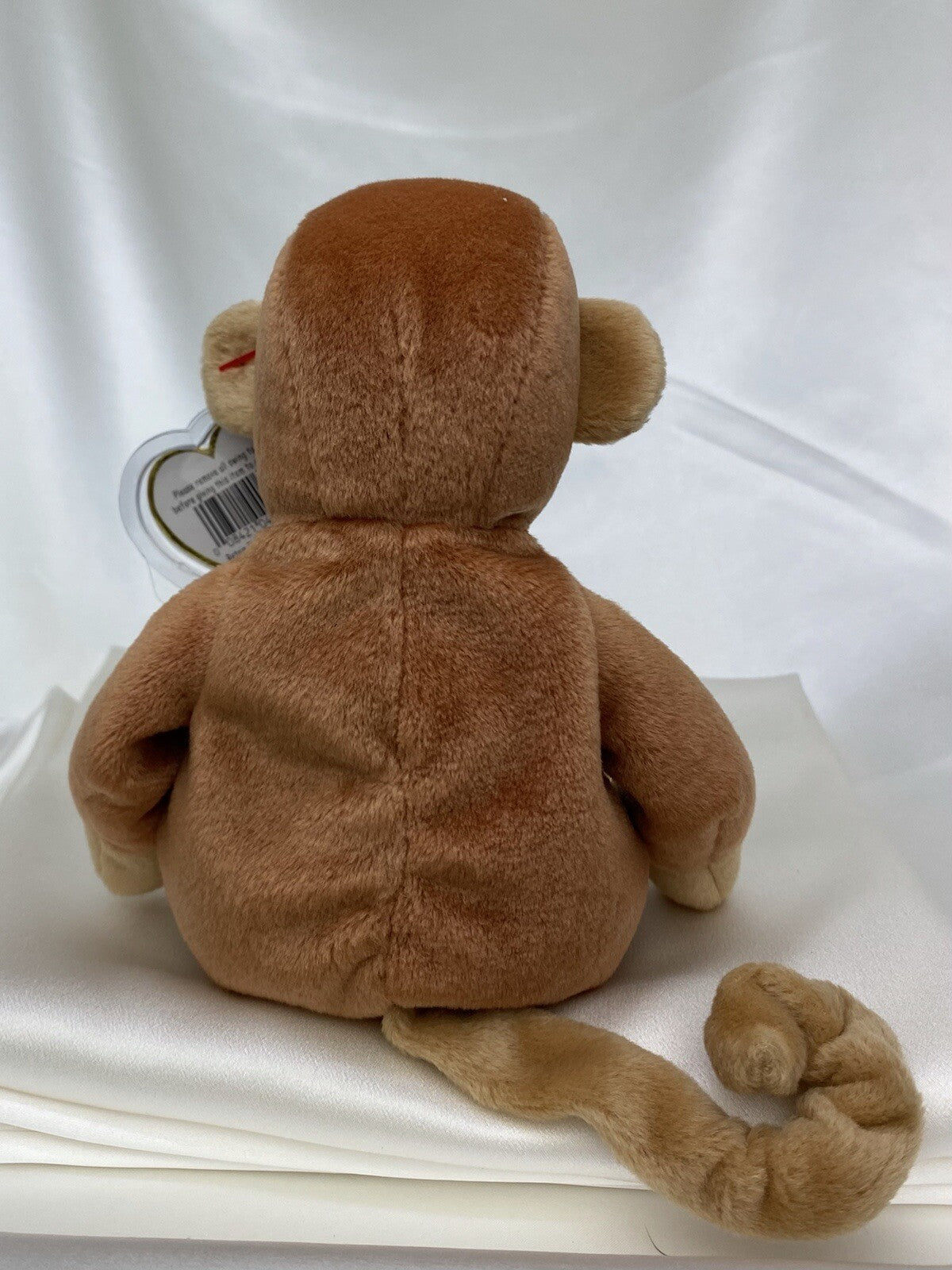 Rare Retired Ty Beanie Baby Bongo The Monkey 1995 Mint P. E Pellets With Errors