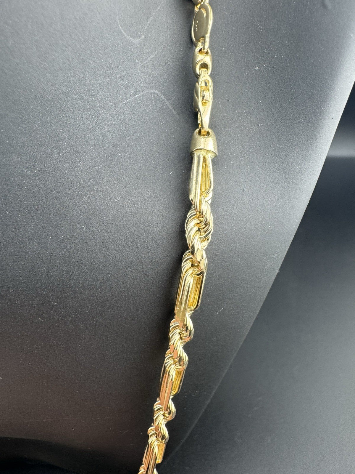 14K Yellow Gold Solid Milano Link Chain Necklace 20in 4.38mm 21.8 Grams Elegant