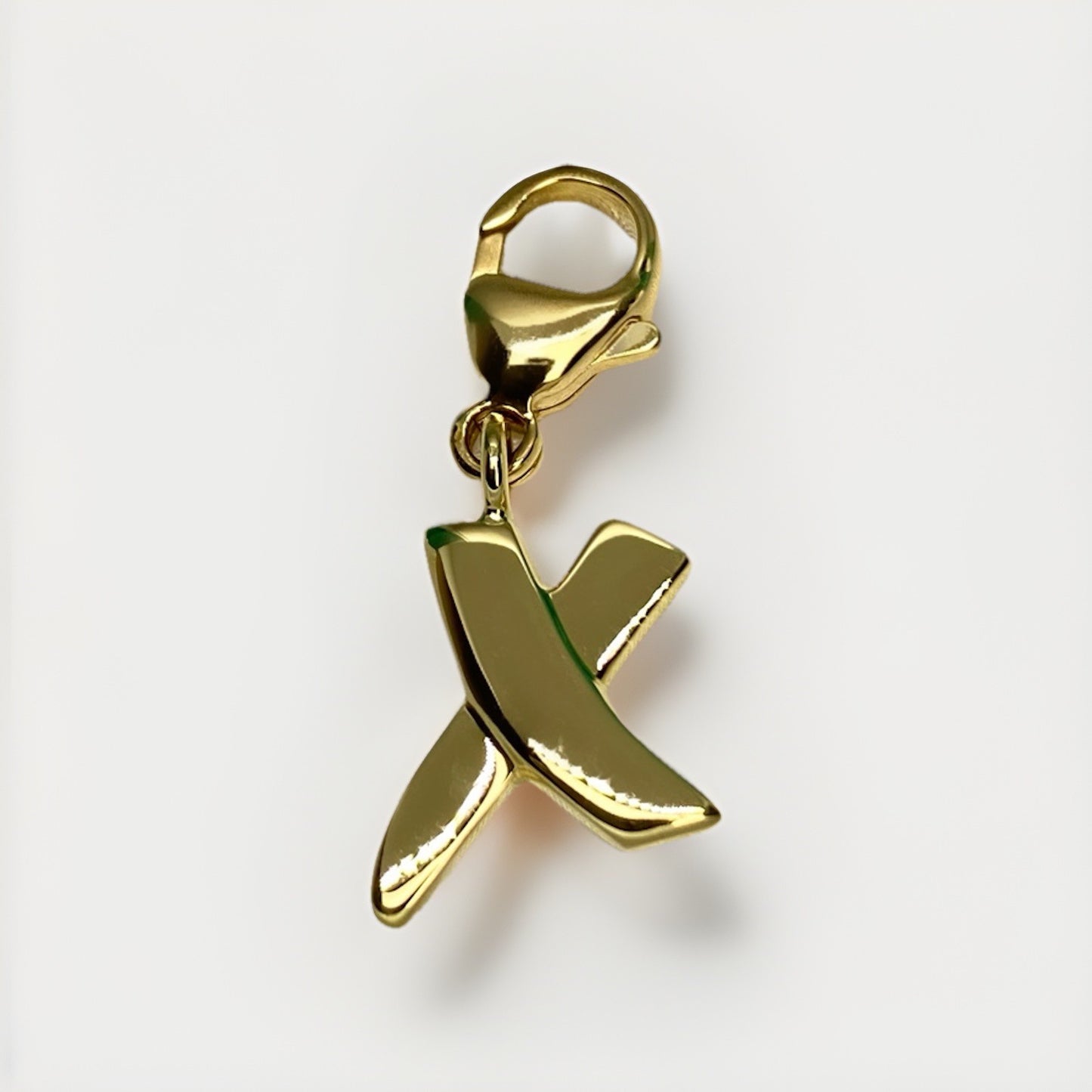 Tiffany & Co Graffiti X Charm Paloma Picasso 18k Gold XOX Kiss Pendant 3.6G