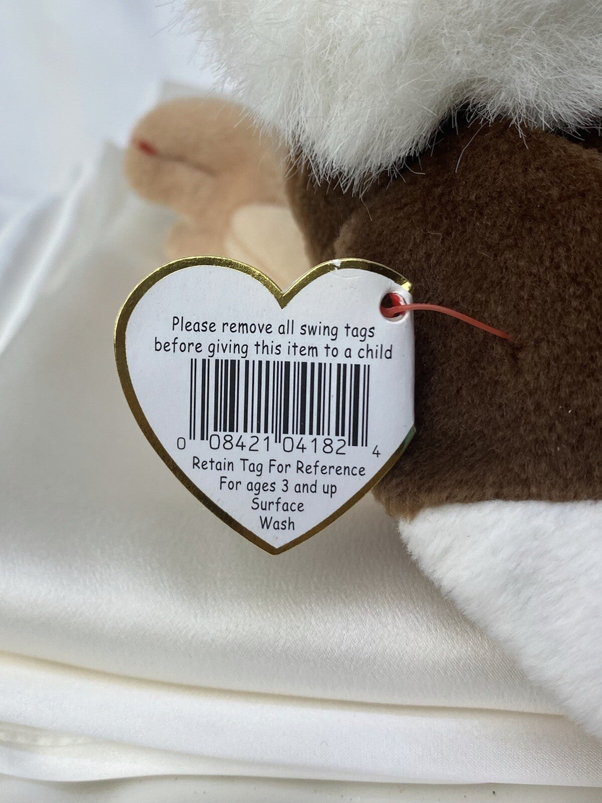 Rare Retired Ty Beanie Baby Stretch The Ostrich 1997 Mint P.E. Pellets W Errors